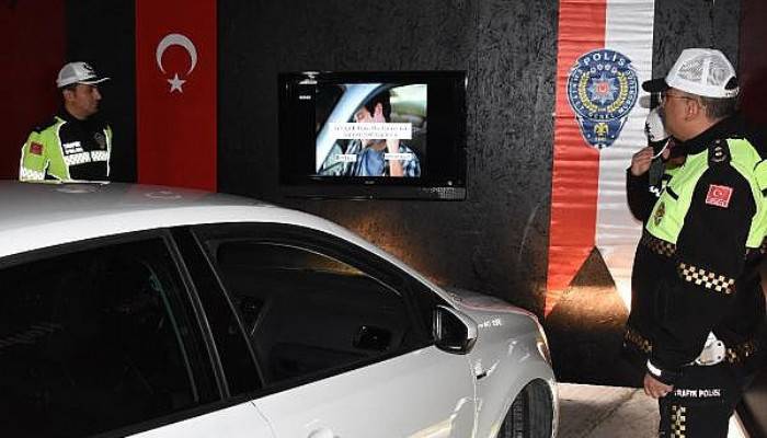 'Yaşam Tüneli'ne Alınan Sürücülere Görüntülü Uyarı