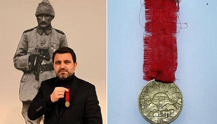 Yozgatlı Kurtuluş Savaşı Gazisinin Madalyası Çanakkale Müzesinde