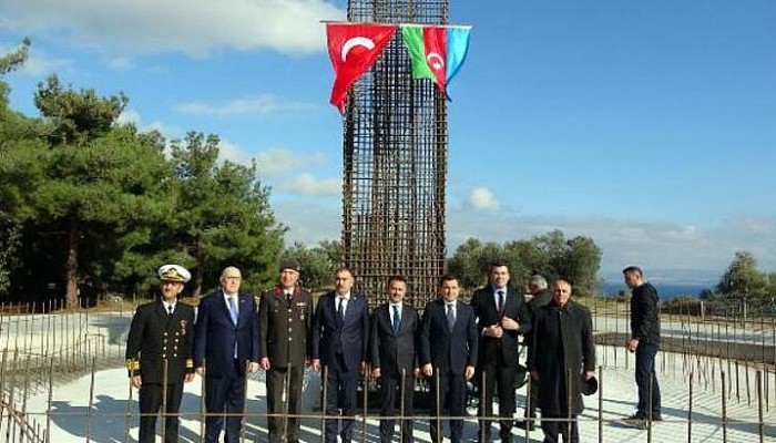 Çanakkale'de 'Azerbaycan Anıtı'nın Temel Atma Töreni Gerçekleştirildi