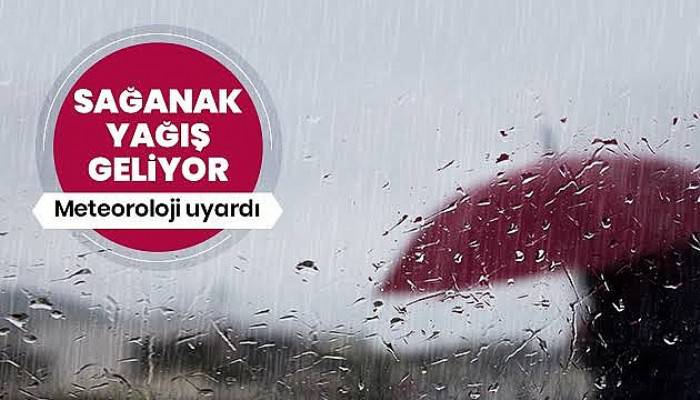 Meteoroloji'den Sağanak Yağış Uyarısı 