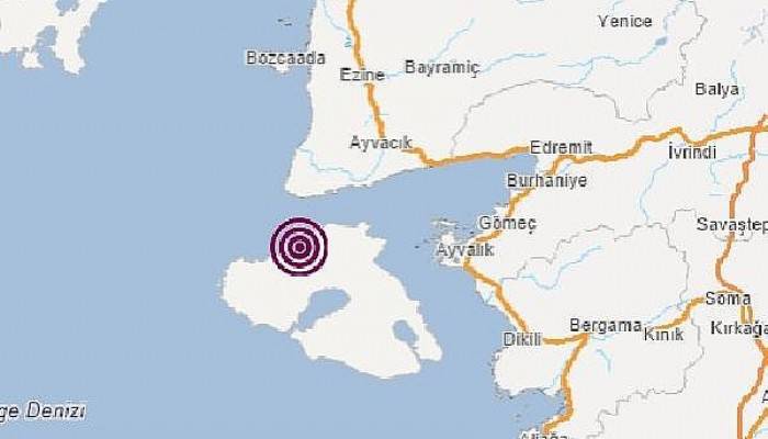 Çanakkale Açıklarında 3.9 Büyüklüğünde Deprem