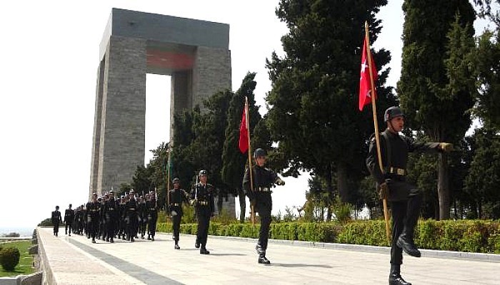 Çanakkale Kara Savaşları'nın 107'nci Yılı Töreni Provası Yapıldı