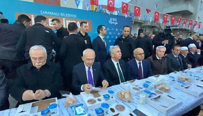 Kılıçdaroğlu Çanakkale'de İftar Programına Katıldı 
