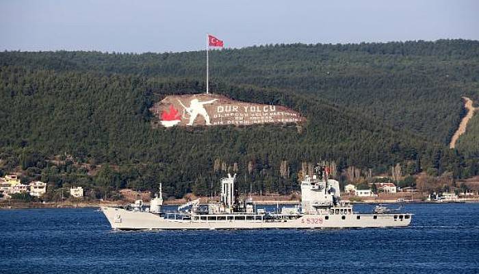 NATO'ya Bağlı Savaş Gemileri, Çanakkale Boğazı'ndan Geçti