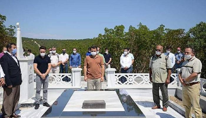 Şehit Yarbay Hüseyin Avni Bey, Ölümünün 105'inci Yıl Dönümünde Kabri Başında Anıldı