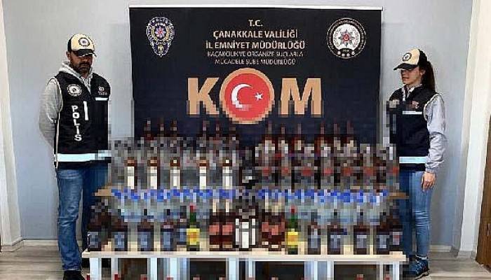 Çanakkale'de Kaçak ve Sahte İçki Operasyonu