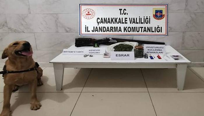 Çanakkale’de Narkotik Köpek 'Roket' İle Uyuşturucu Operasyonu: 1 Gözaltı 