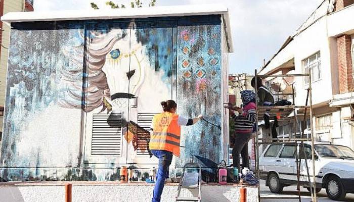 Çan Belediyesi, Trafoları Halı Deseniyle Boyadı