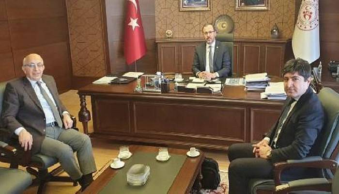ÇOMÜ Rektörü Murat, Bakan Kasapoğlu’nu Ziyaret Etti