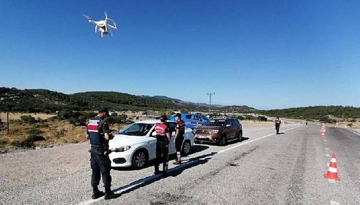 Jandarmadan Dron ile Trafik Denetimi