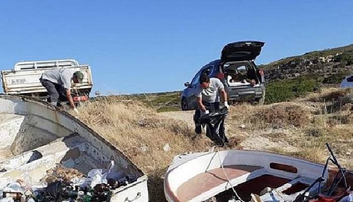 Bozcaada'da Tatilcilere 'Çöp' Çağrısı
