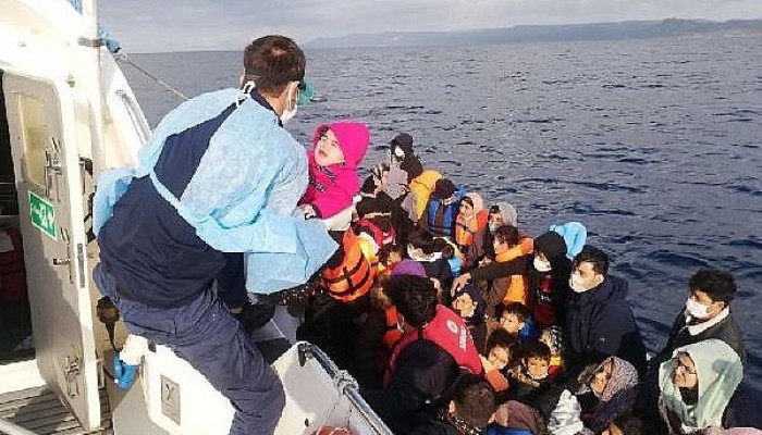 9 Ayda Yunanistan'ın Geri İttiği 1541 Kaçak Göçmen Kurtarıldı