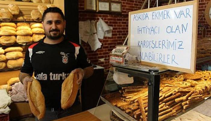 Çanakkaleli Fırıncıdan 'Askıda Ekmek' Uygulaması