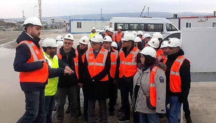 ÇOMÜ Heyeti, 1915 Çanakkale Köprüsü İnşaatında İncelemelerde Bulundu