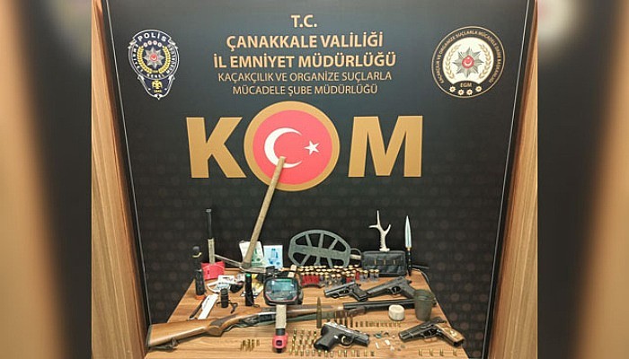 Çanakkale'de Tarihi Eser Kaçakçılığı Operasyonu: 3 Gözaltı