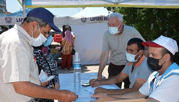 Lapseki’de Randevusuz Kovid-19 Aşı Noktası Oluşturuldu