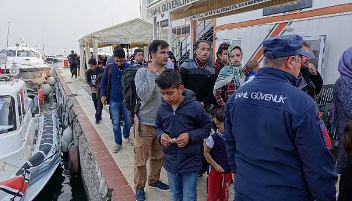 Lastik Botta 46 Kaçak Göçmen Yakalandı
