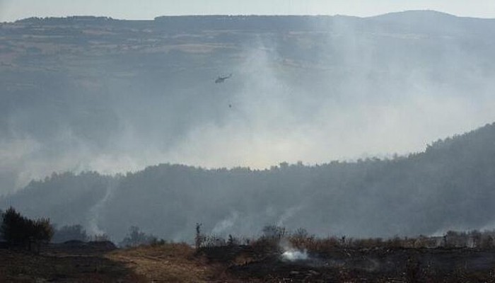 Çanakkale'deki Orman Yangınında 3'üncü Gün
