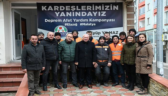 Yardım TIR'ı Lapseki'den Yola Çıktı