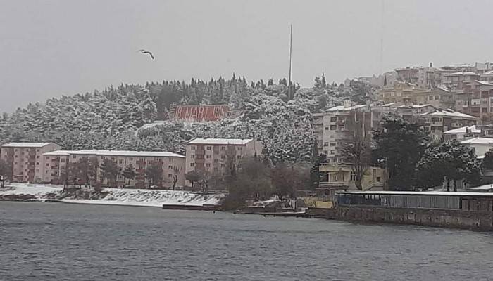 Çanakkale Beyaza Büründü