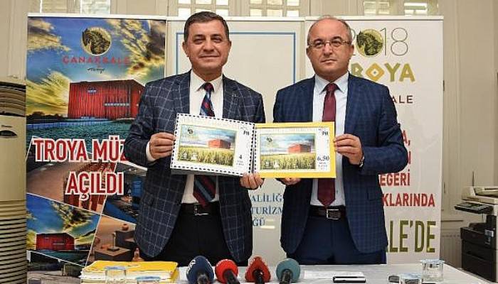 PTT'den, 'Troya Yılı'na Özel 'Troya Müzesi' Temalı Pul