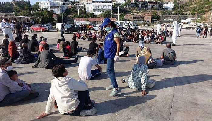 Ayvacık Açıklarında Teknede 231 Kaçak Göçmen Yakalandı