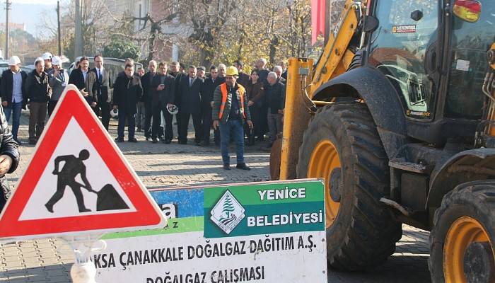 Yenice’de Doğalgaz Çalışmaları Başladı