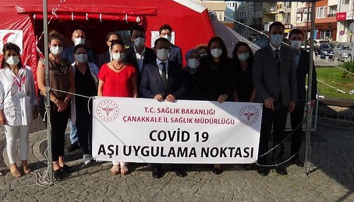 Çanakkale, Covid-19 Aşı Haritasında Mavi Renge Döndü