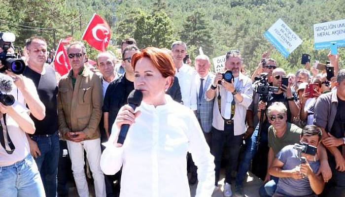 Akşener, Çanakkale'de Maden Sahasında İncelemede Bulundu