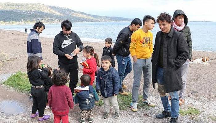 Çanakkale Sahillerinde Göçmenlerin Bekleyişi Sürüyor