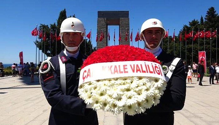 Çanakkale Şehitler Abidesi'nde 15 Temmuz Anma Töreni