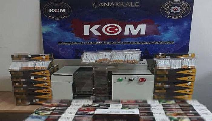 Çanakkale'de Kaçak Sigara Operasyonu