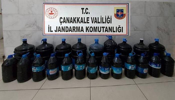 Çanakkale'de 240 Litre Sahte Şarap Ele Geçirildi