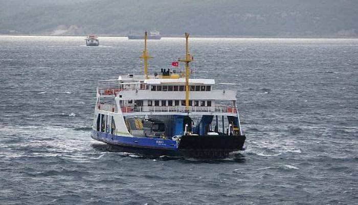 Gökçeada ile Güney Marmara Hattında Feribot Seferleri İptal