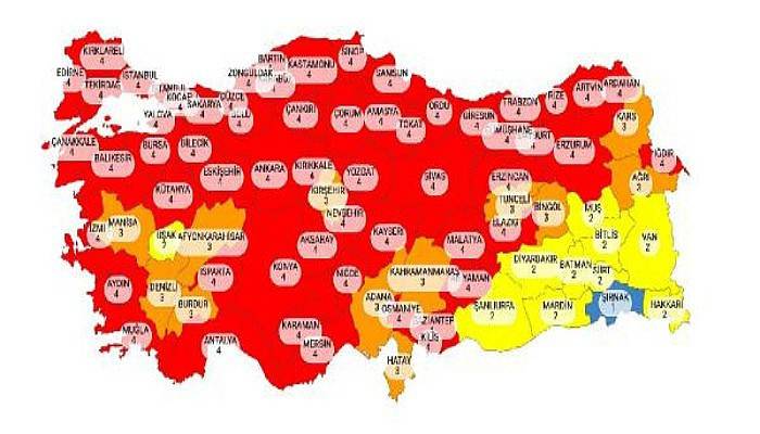 Çanakkale 'Çok Yüksek Riskli' Kategoriye Yükseldi