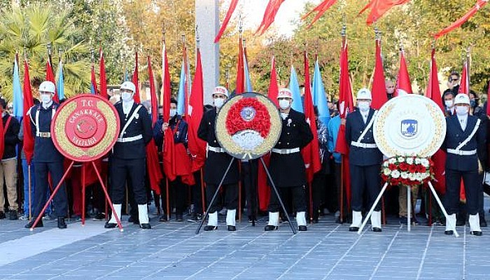 Çanakkale’de Atatürk Anıldı