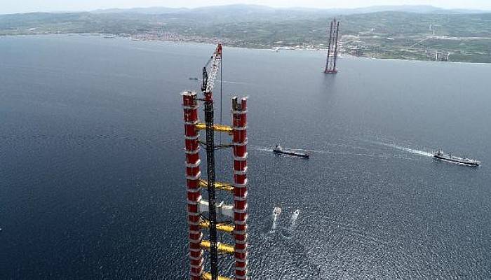 1915 Çanakkale Köprüsü Ayaklarına Son Bloklar Konuyor