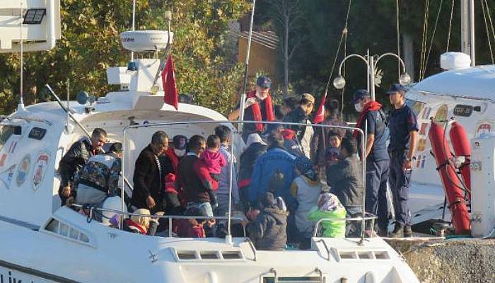 Ayvacık'ta 206 Kaçak Göçmen Yakalandı