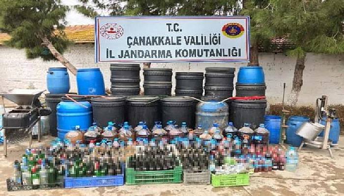 Çanakkale’de Kaçak İçki Operasyonu: 4 Gözaltı