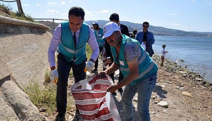 Çanakkale'de Yükümlüler Anadolu Hamidiye Tabyaları'nda Temizlik Yaptı