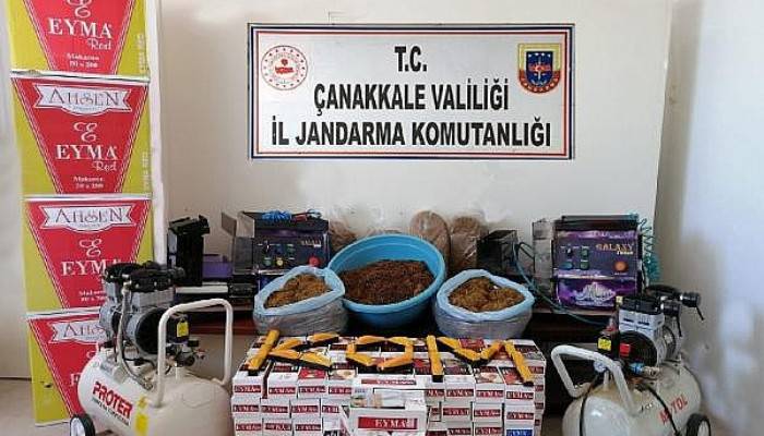 Biga'da Kaçak Tütün Operasyonu: 1 Gözaltı