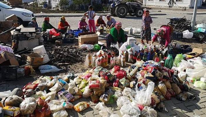 Ayvacık'taki Depremzede Yörüklerden İzmir'e Yardım Eli