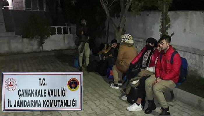 Çanakkale'de 80 Kaçak Göçmen ile 1 Organizatör Yakalandı