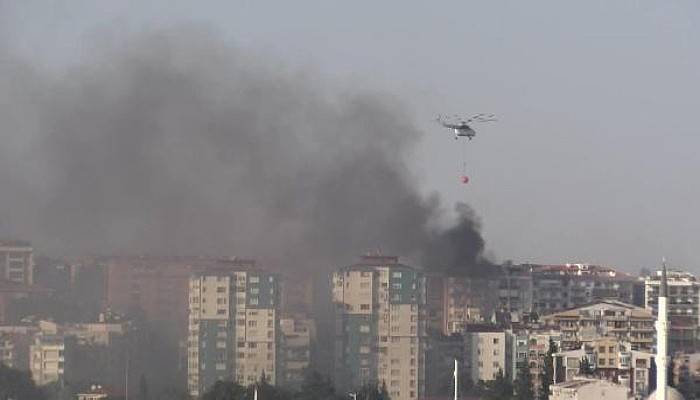 Çanakkale'de Ot Yangını Binaya Sıçradı 