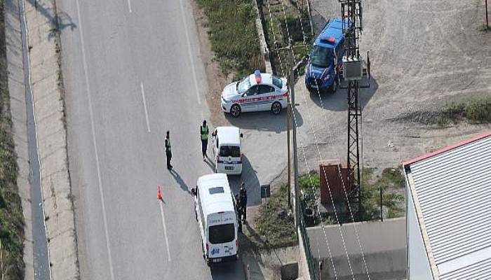 Çankakkale'de Helikopterli Denetimde Sürücülere Ceza