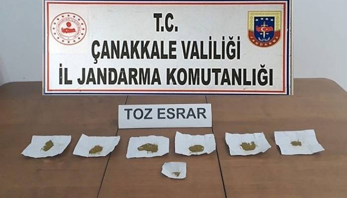 Çanakkale'de Uyuşturucu Operasyonu: 1 Tutuklama